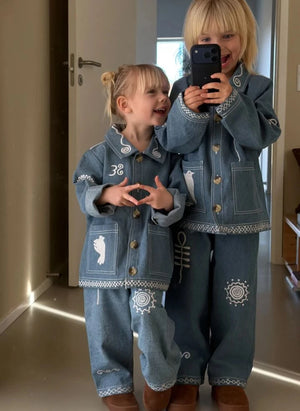 SISSEL EDELBO - My Denim Ceket - Çocuk koleksiyonu | Açık Mavi