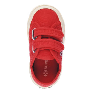 Superga - Low Cotton Velcro Sneakers | Rot
