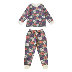 Studio Bohème - Dodo Flowers Organik Pamuk Pijama | Mor
