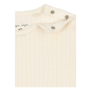 Konges Sløjd - Minnie Body Cherry Bio-Baumwolle | Ecru