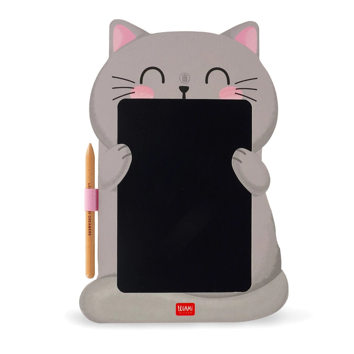 Legami - Kitty Tragbare LCD-Zeichentafel aus Karton - Sihir Skizzenbrett