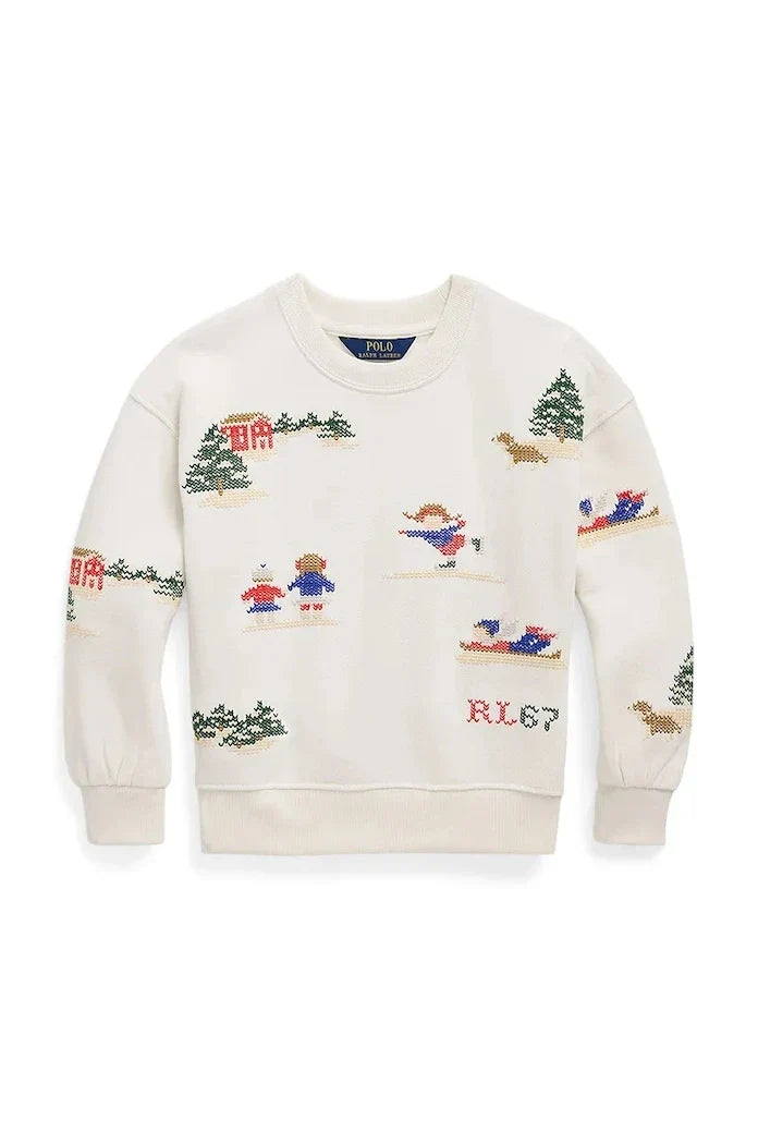 Polo Ralph Lauren Çocuk Pamuklu Sweatshirt