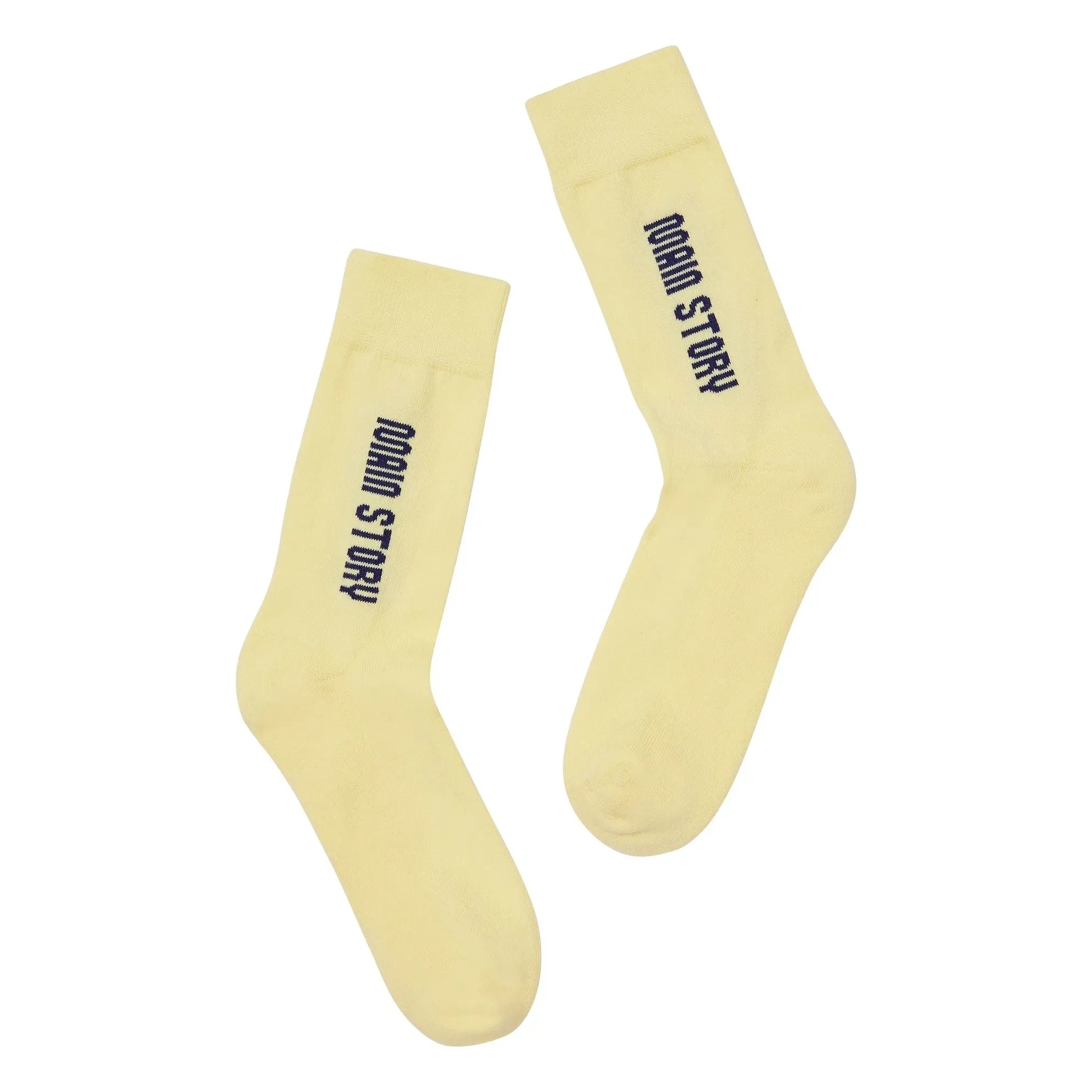 Main Story - Socken aus Bio-Baumwolle | Blassgelb