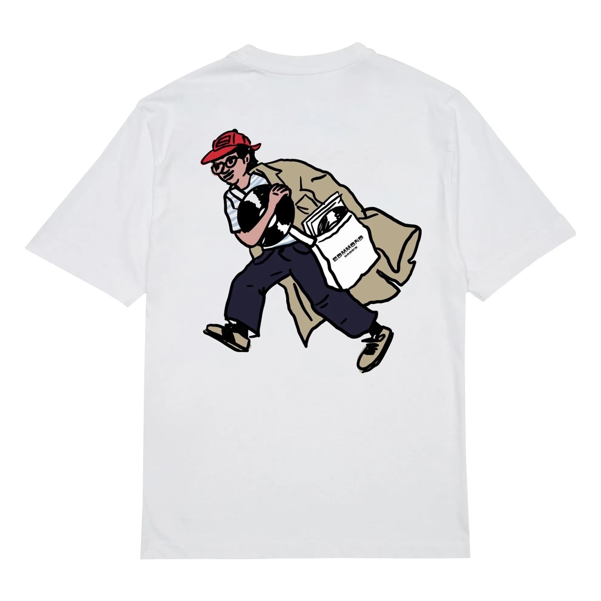 Edmmond Studios - Melomaniac Baumwoll-T-Shirt | Weiß