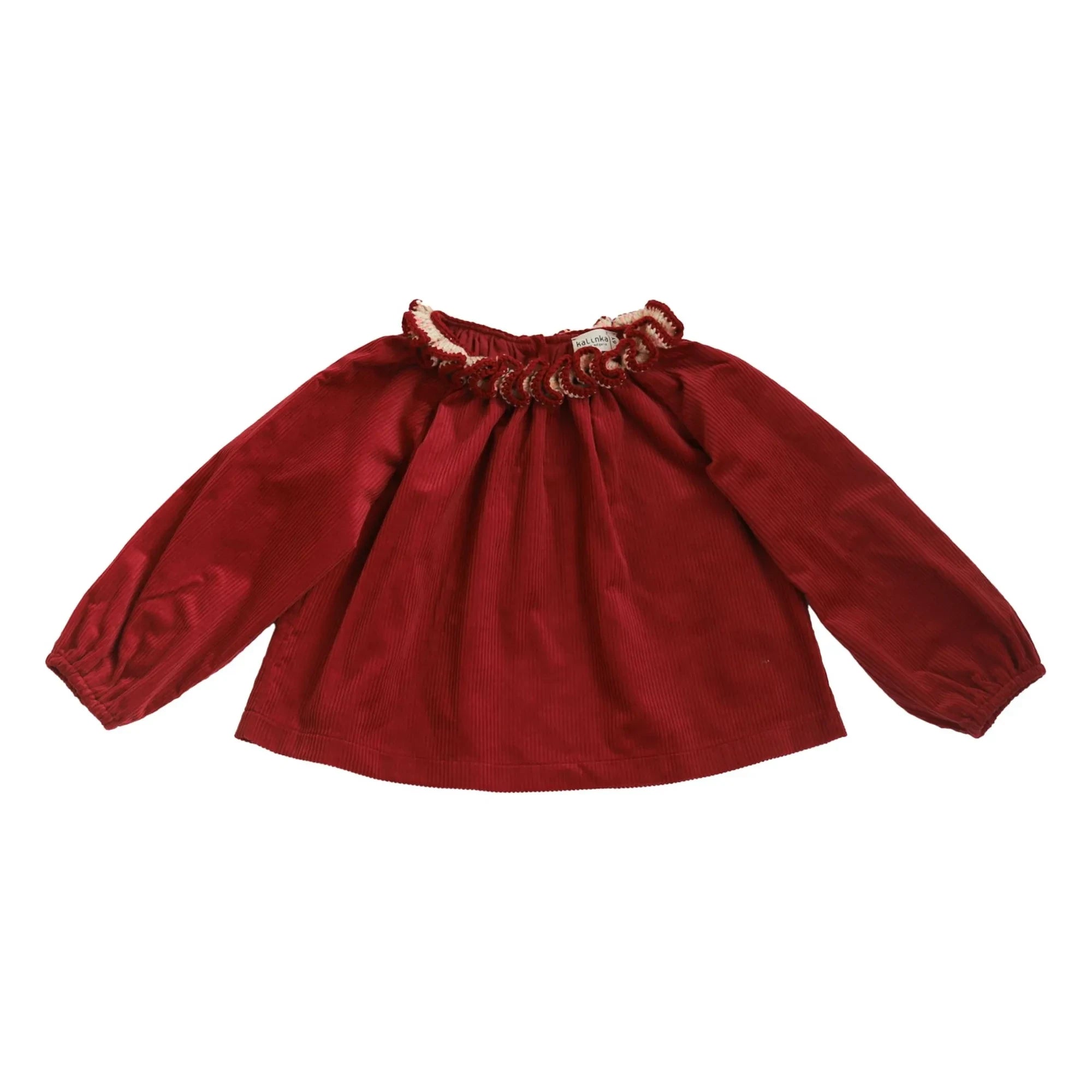 Kalinka - Liana Samtbluse | Rot