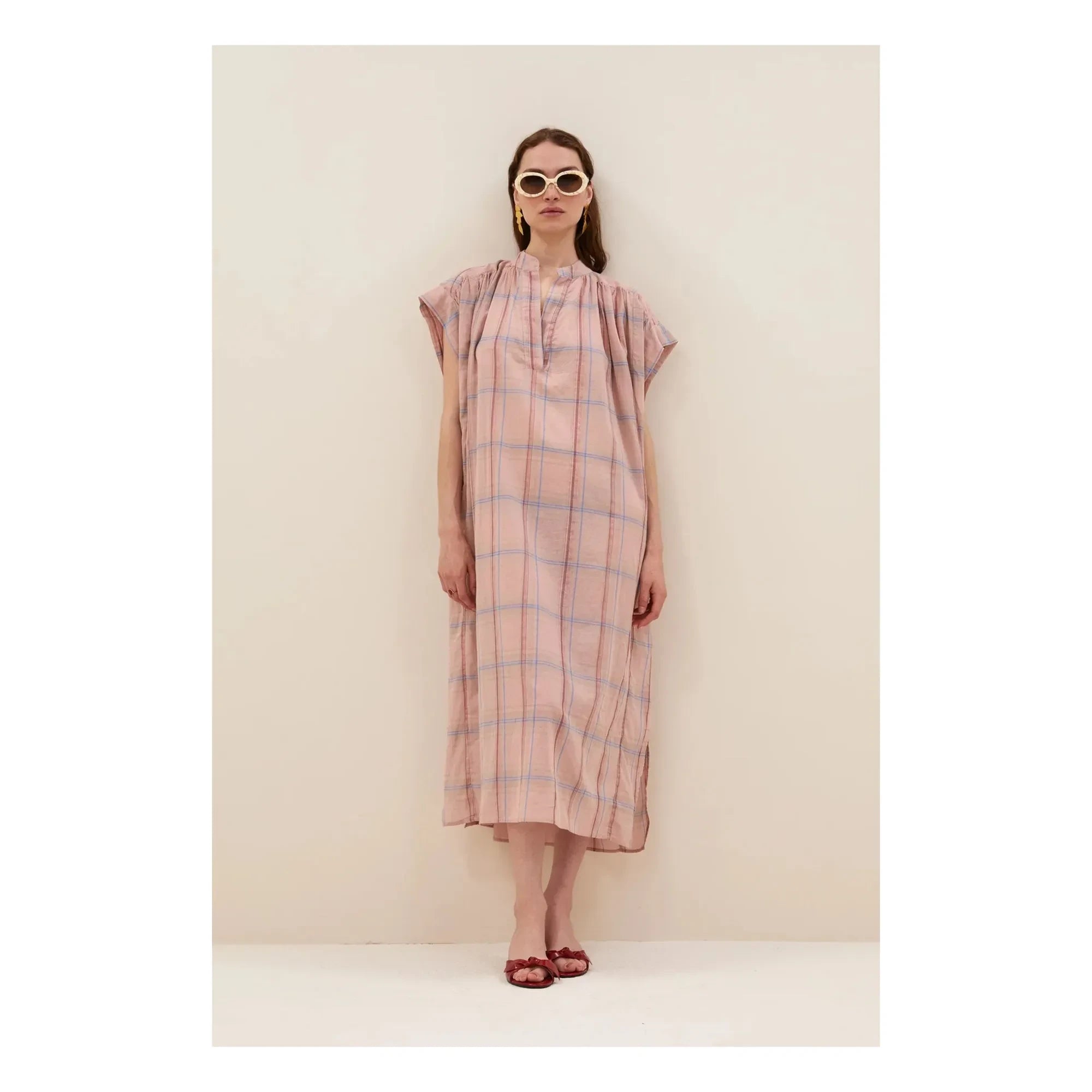 By Bar - Bodin Bio-Baumwollkleid | Hellrosa