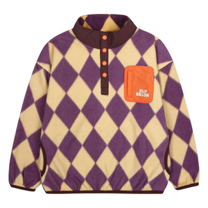 Jelly Mallow - Sweatshirt mit Rautenmuster | Gelb