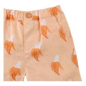 Gingersnaps - Thomas Bananen-Leinenshorts | Orange