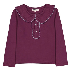 Hello Simone - Matou Bio-Baumwoll-T-Shirt | Bordeaux