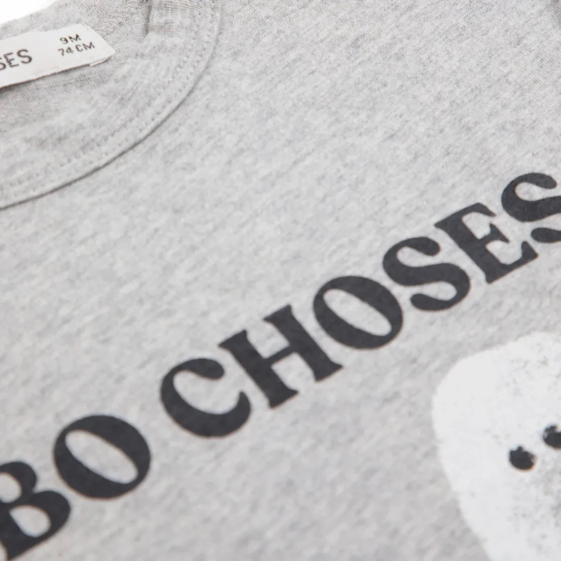 Bobo Choses – Bobo Choses Baby-T-Shirt aus Bio-Baumwolle mit Geistermotiv | Heather Grey