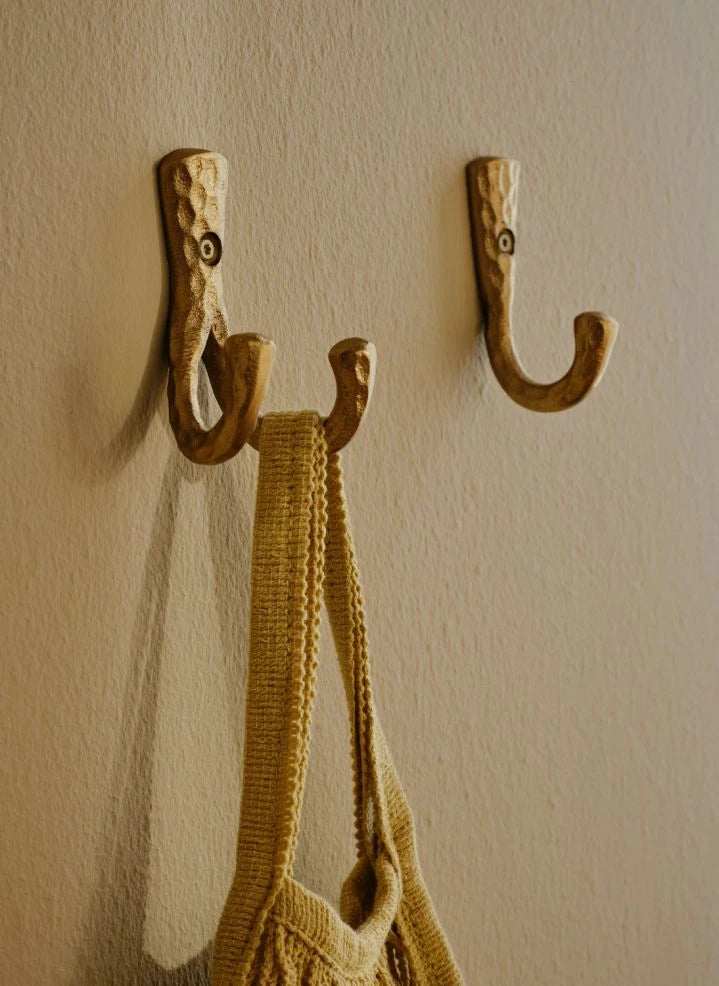 Broste Copenhagen - Tess Messing-Aufhängehaken | Gold