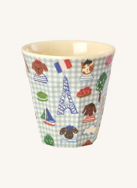 Rice - Paris Melamin Becher | Blau