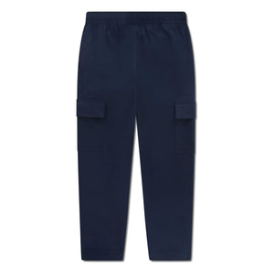 Lacoste - Cargohose aus Bio-Baumwolle mit Kordelzug | Marineblau