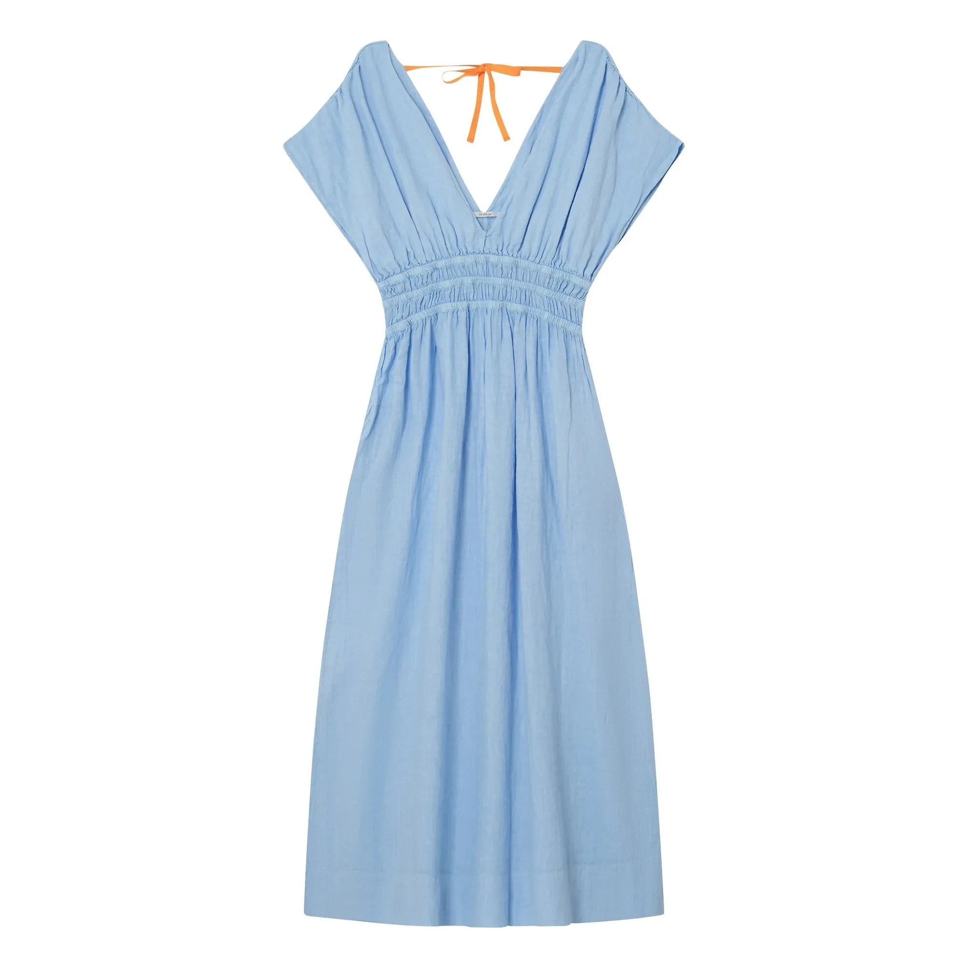 Dr Bloom - Caricia Leinenkleid | Hellblau