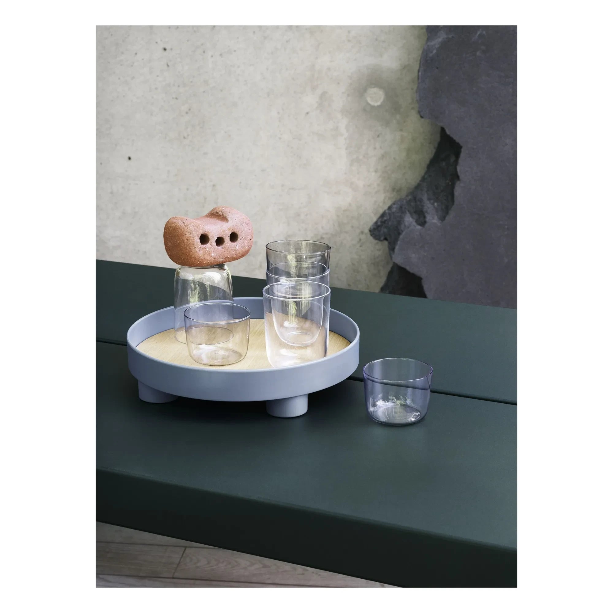 Muuto - Platform Tablett | Graublau