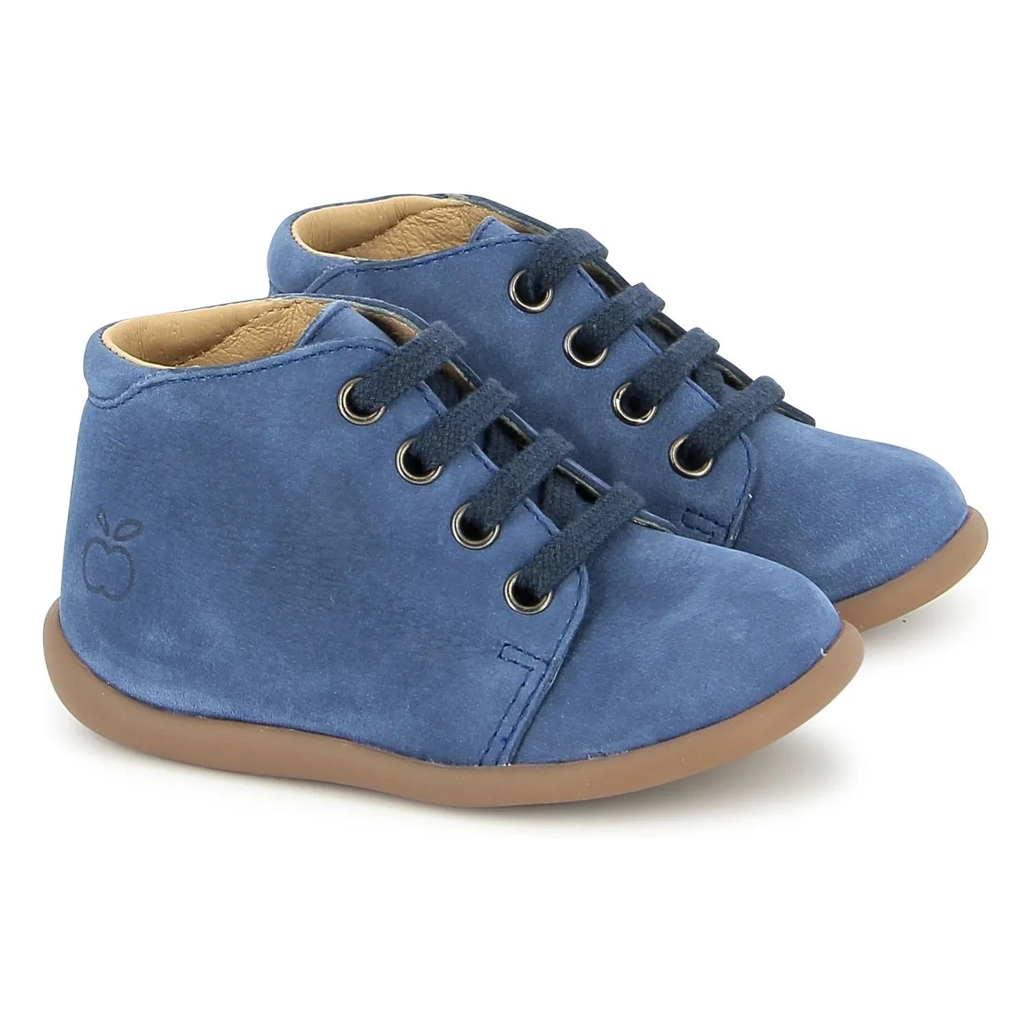 Pom d'Api - Nubuk Stiefeletten | Denim Blau