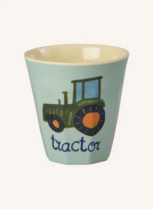 Rice - ABC Melamin Becher - 6er Set | Hellblau