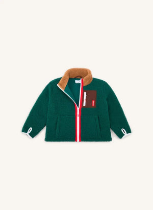 Hello Hossy - Fleecejacke mit Reißverschluss | Grün