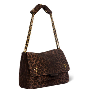 Jérôme Dreyfuss - Lulu M Leoparden-Tasche | Braun