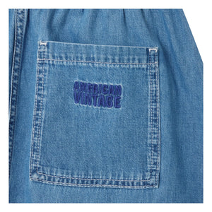 American Vintage - Izeway Baumwollrock | Blau