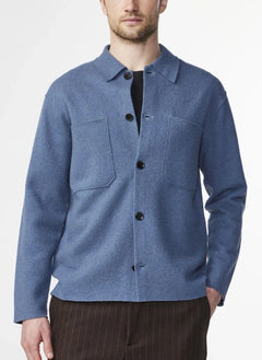 NN.07 - Jonas 6398 Merinowolljacke | Blau