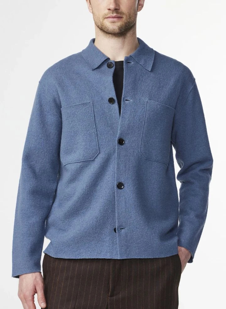 NN.07 - Jonas 6398 Merinowolljacke | Blau