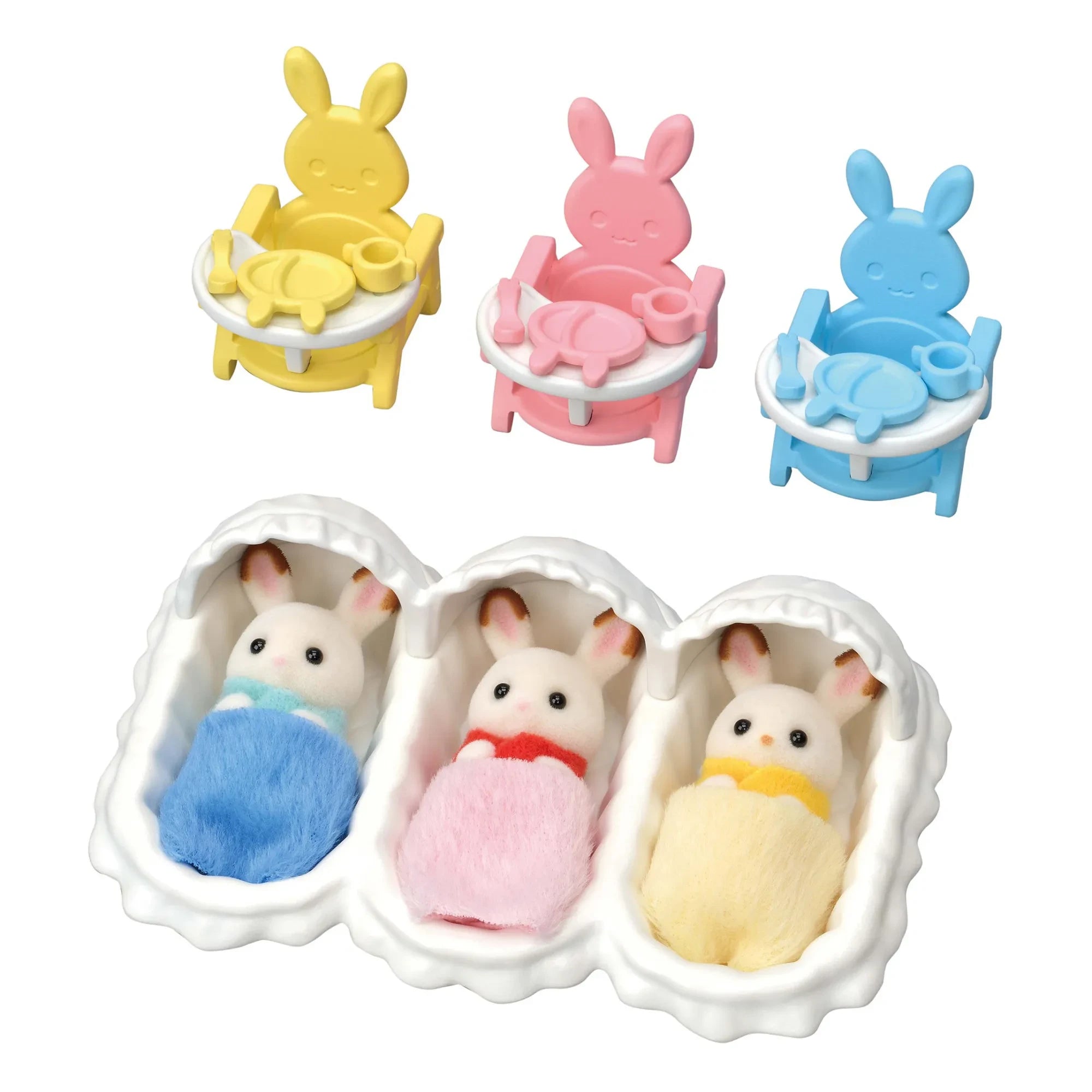 Sylvanian Families - Hasen-Drillinge Pflegeset