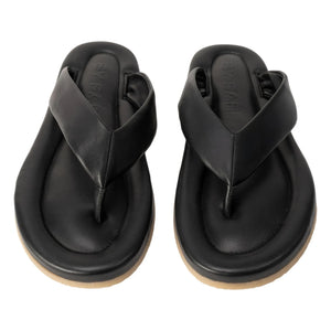 BY FAR - Dasha 2.0 Ledersandalen | Schwarz