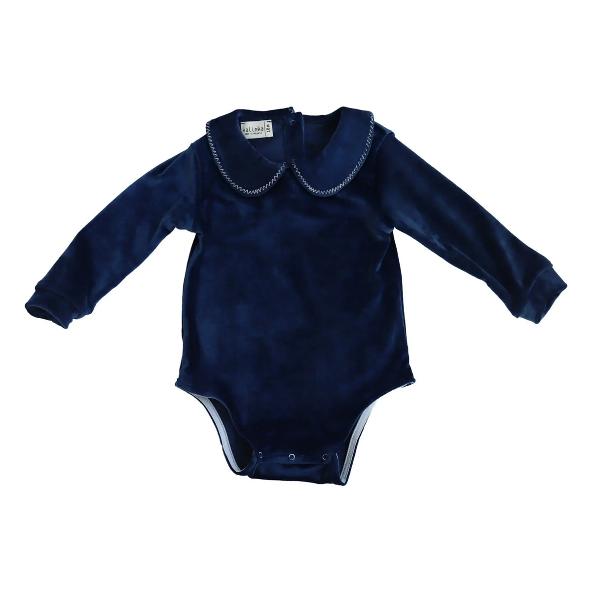 Kalinka - Rita Velours Jumpsuit | Dunkelblau