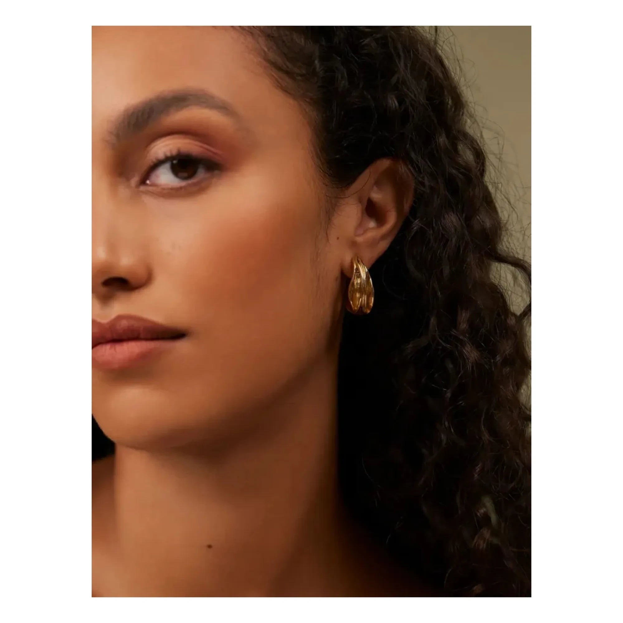 Louise Damas - Le Drapé Ohrringe | Gold