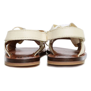 Pèpè - Sandalen mit Doppelknoten | Ecru