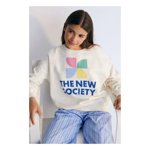 the new society - Sweat Logo Mykonos Baby | Ecru