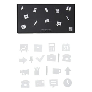 Design Letters - Mesaj Panosu Masa Simgeleri - 20'li Set