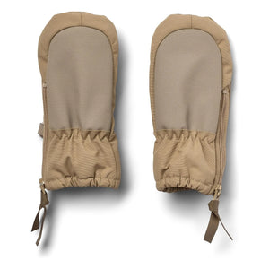 Weizen - Monta Recycelte Faser Skihandschuhe | Beige