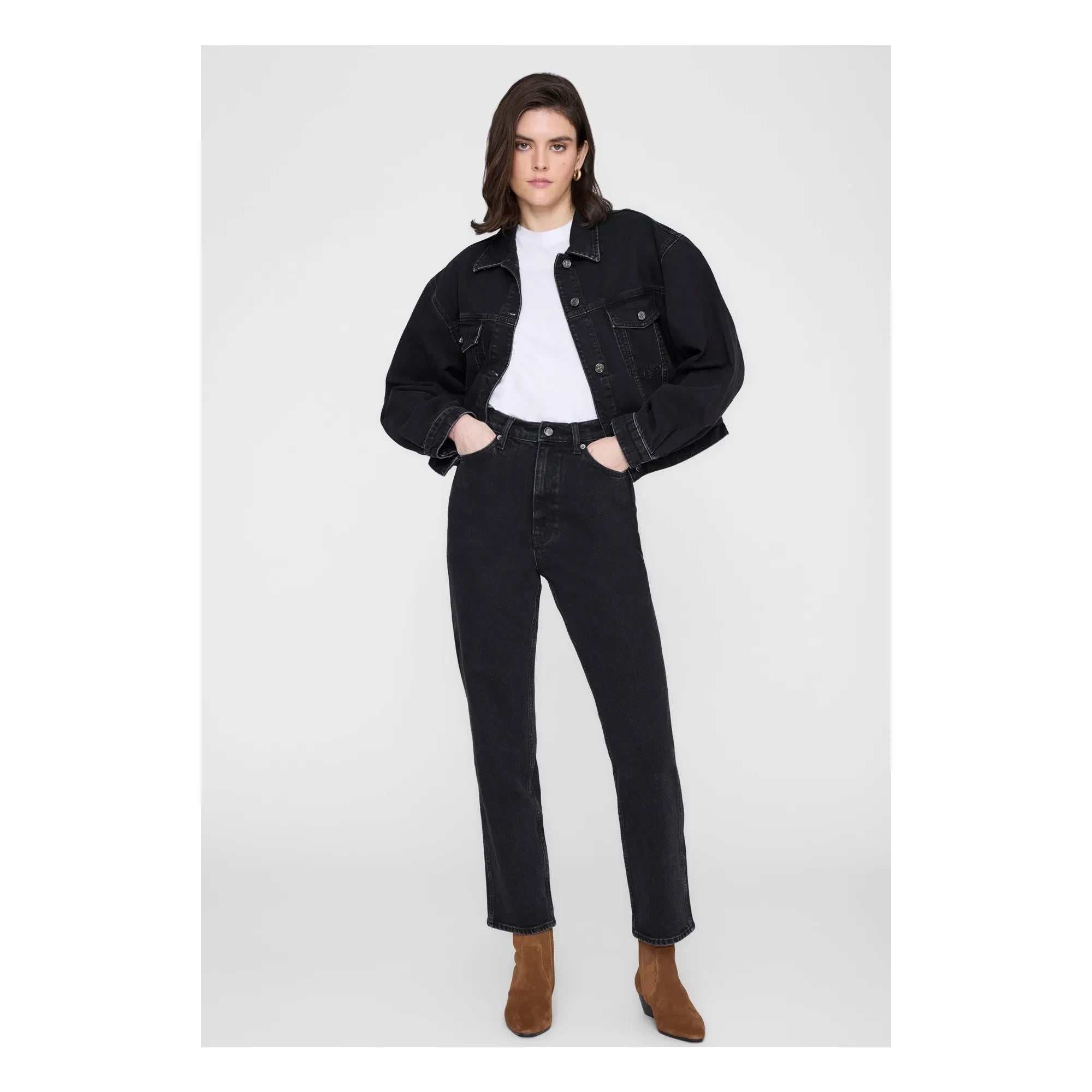 Anine Bing – Quincy Jacke | Schwarz
