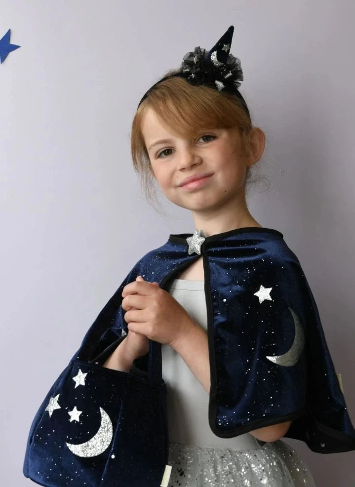 Rockahula Kids - Samt-Hexenhut-Krone | Marineblau