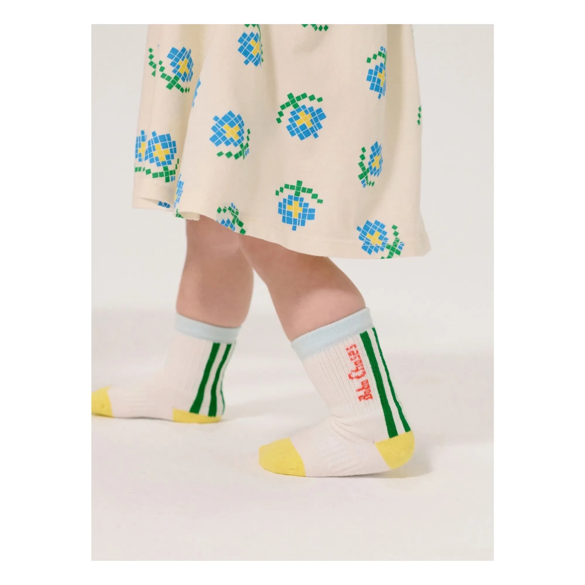 Bobo Choses - 2 Paar Socken mit Hunde-Motiv aus Bio-Baumwolle | Hellblau