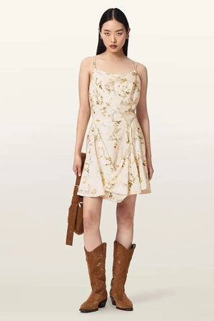AllSaints viskon yazlık elbise CLAIRE