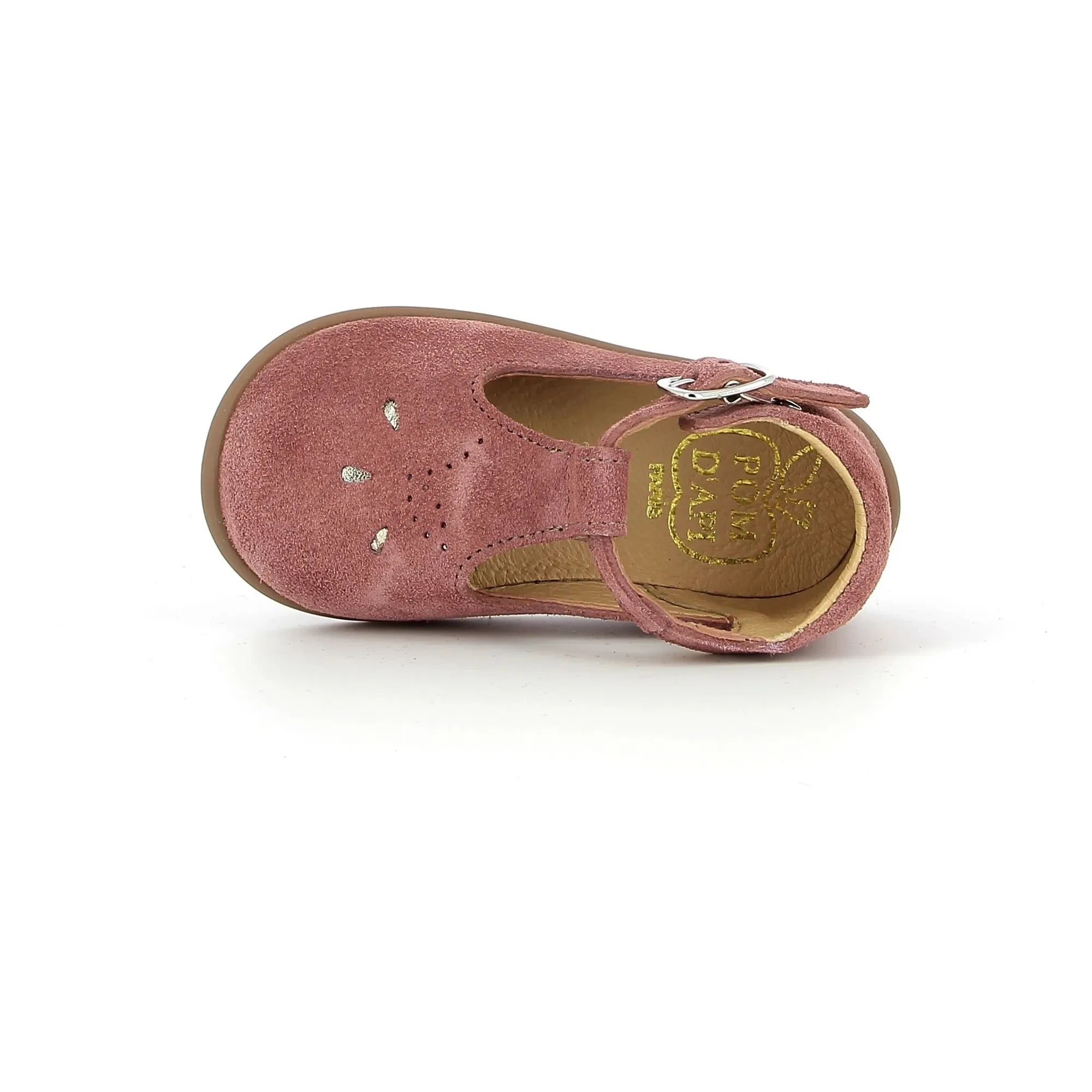Pom d'Api - Salomé Samt-Sandalen | Rosa