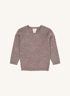Copenhagen Colors - Klassischer Pullover aus Merinowolle | Taupe Brown