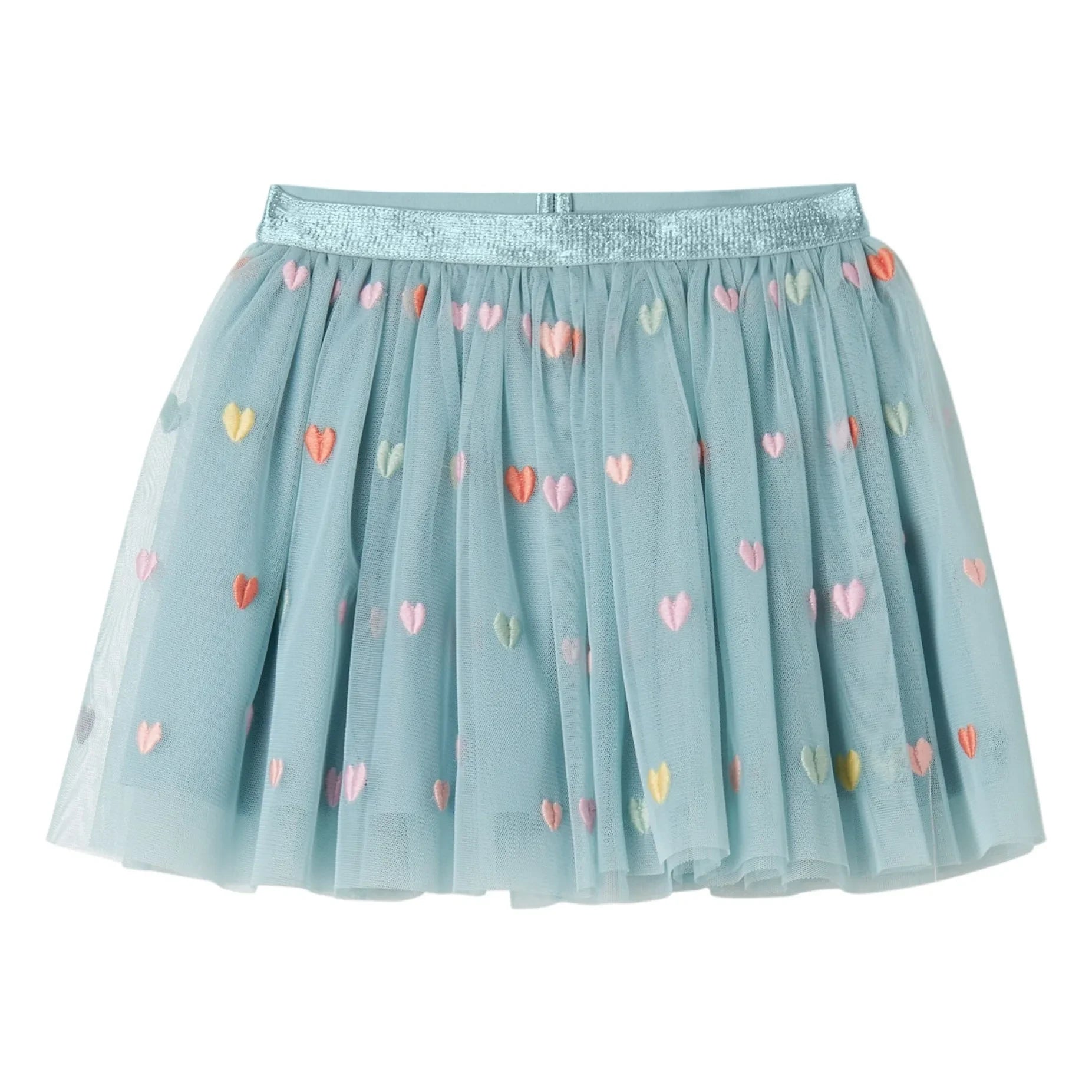 Stella McCartney Kids - Tüll-Herz-Rock | Türkis