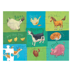 Crocodile Creek - Bauernhof-Freunde Puzzle und Schachtel - 24 Teile
