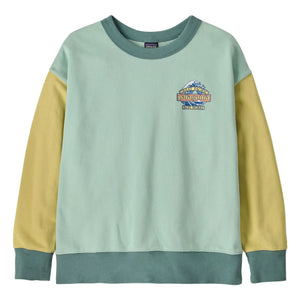Patagonia – Sweatshirt Great Waves Bio-Baumwolle | Hellblau
