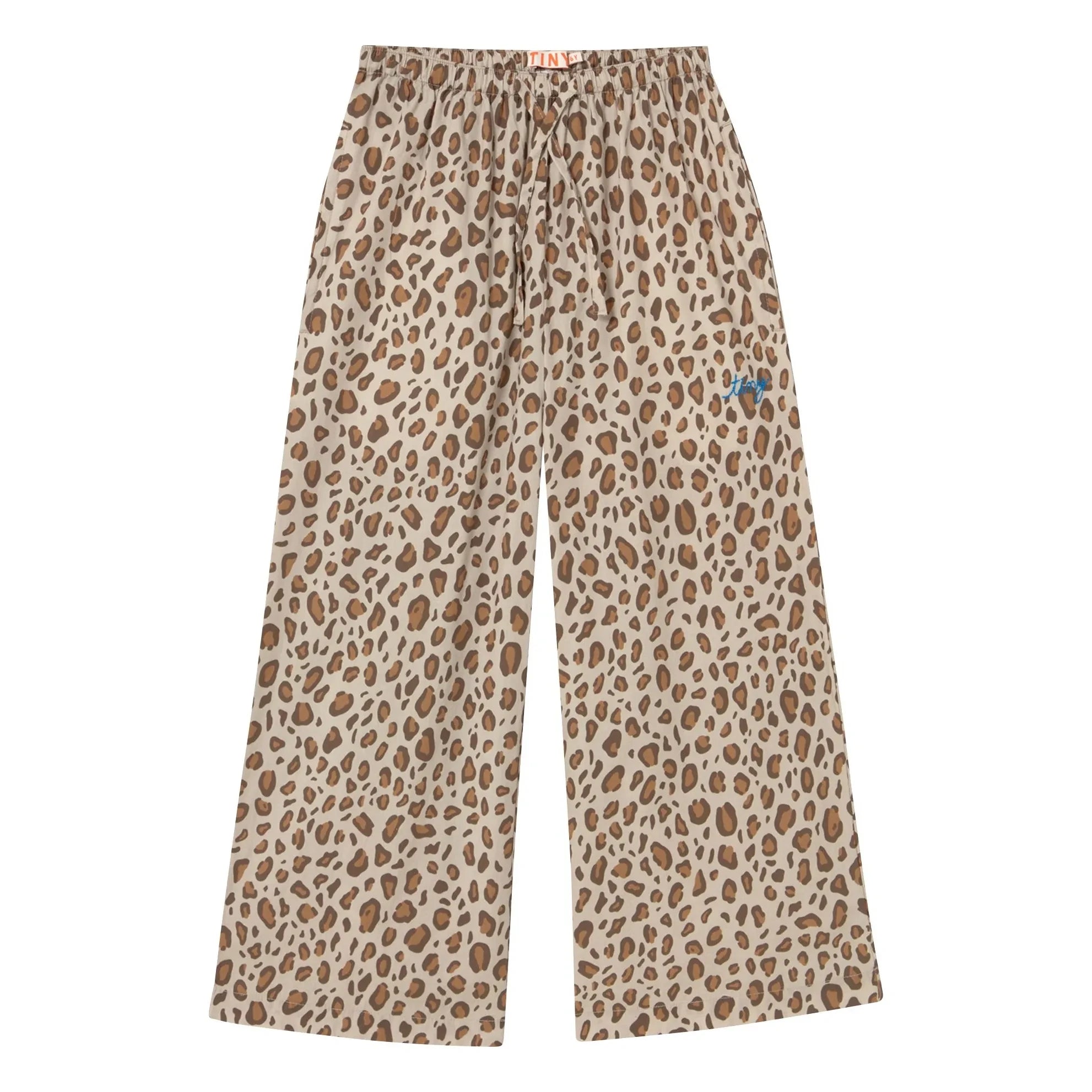 Tinycottons - Poplin-Leopardenhose | Braun