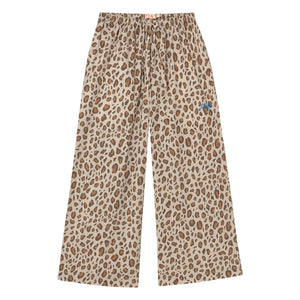 Tinycottons - Poplin-Leopardenhose | Braun