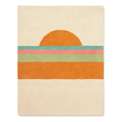 Bleuu-studio - Sonnenuntergang Teppich | Orange