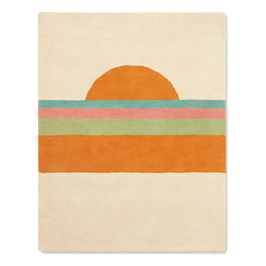 Bleuu-studio - Sonnenuntergang Teppich | Orange