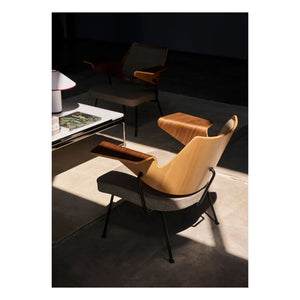 & Tradition - RD8 Lounge Chair, Robin Day | Dunkelgrau