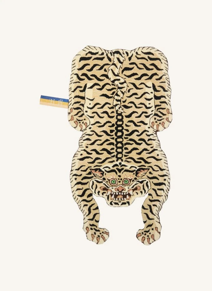 Doing Goods - Yuma Heritage Tiger Wollteppich | Braun