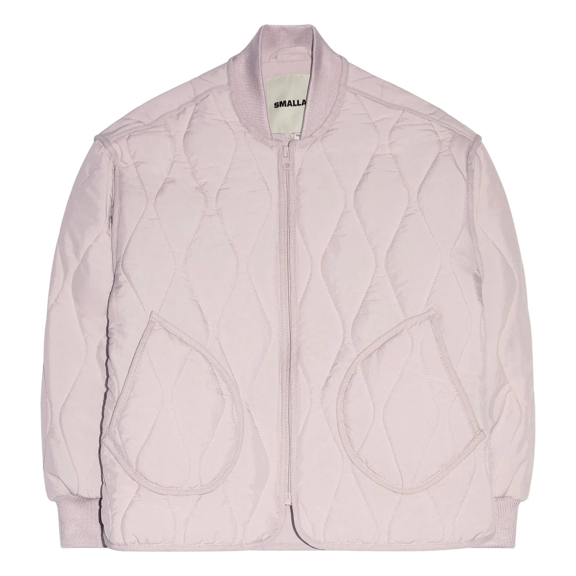 Smallable Kid - Wattierte Woll-Bomberjacke | Blassrosa